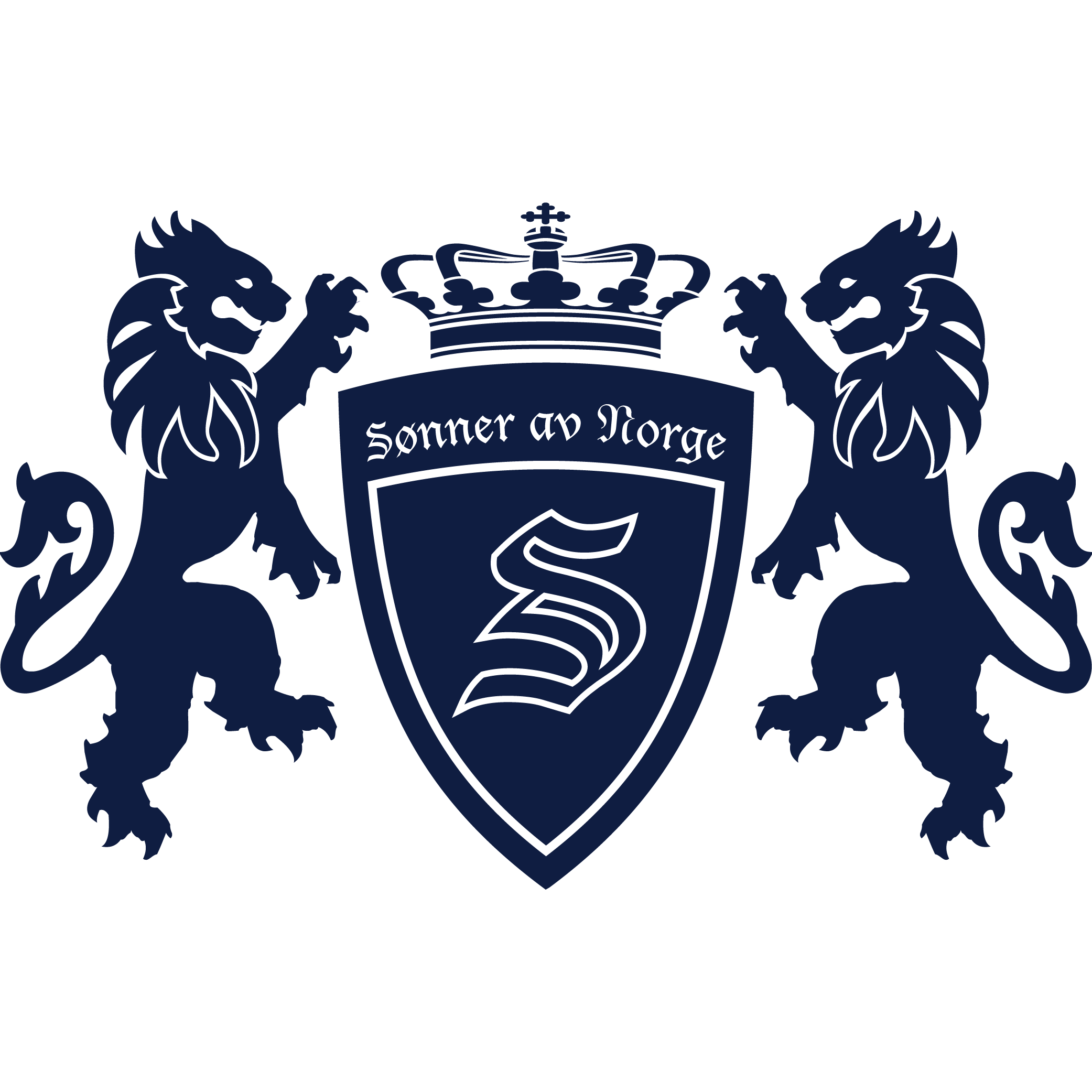 sønner logo blå